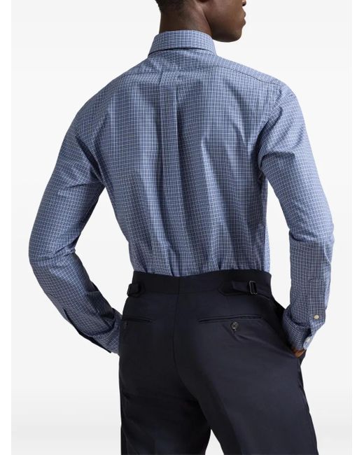 Polo Ralph Lauren Blue Chemise À Carreaux for men