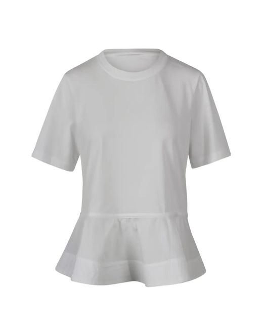 Jovonna London Gray Flared-Hem T-Shirt