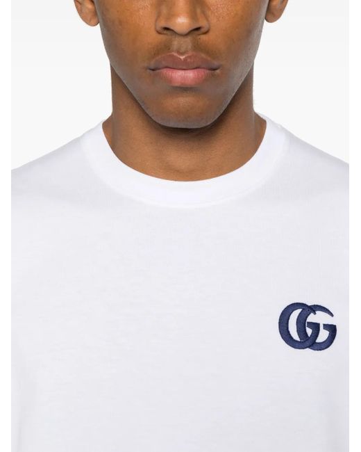 Gucci T-Shirt Aus Baumwolljersey, Größe in White für Herren