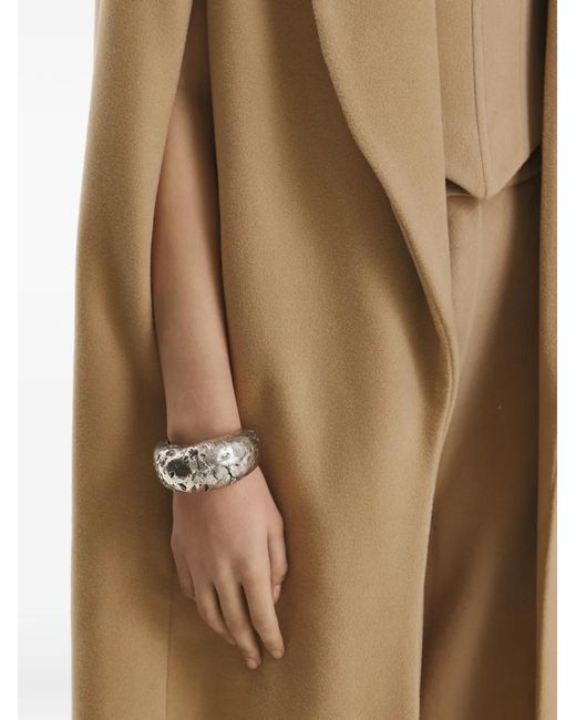 Vestiaire d'un Oiseau Libre Natural Collared Slit Cape