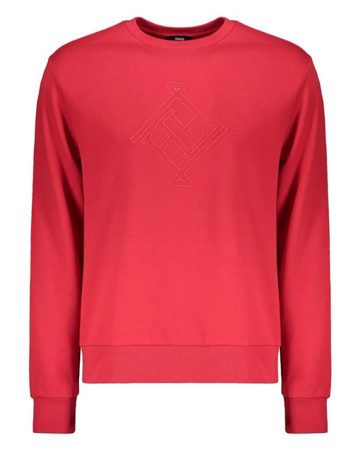 Herno Pink Logo Sweater for men