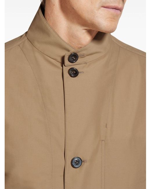 Zegna Brown Tailored Cotton-blend Chore Jacket for men