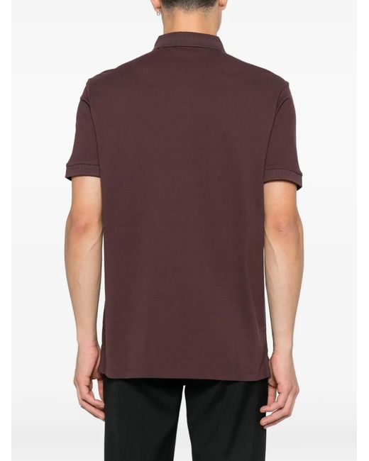 HUGO Red Logo-Patch Polo Shirt for men