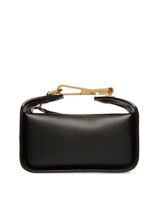 Bally B-Hook Xs Leren Mini-Shopper Met Handvat in het Black