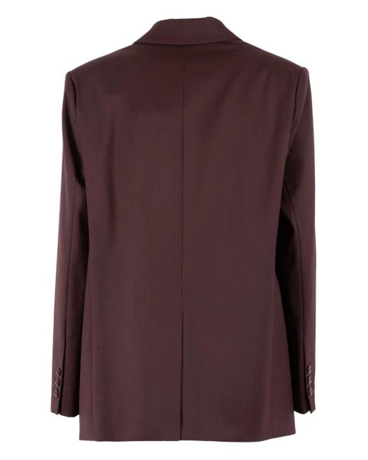 Elisabetta Franchi Brown Single-Breasted Blazer