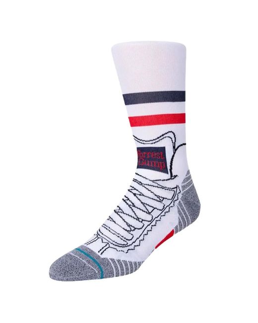 Stance White Graphic-Print Socks for men