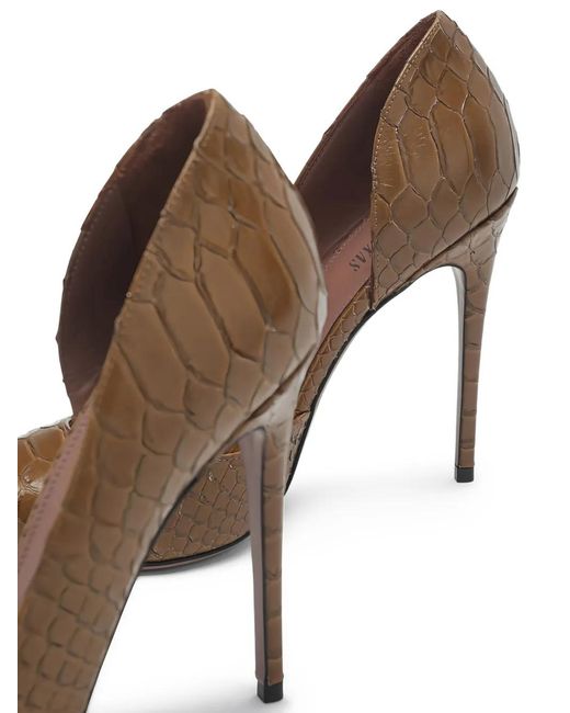 Paris Texas Brown Pointed Pumps