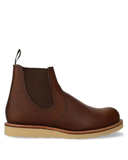 Red Wing Brown Leather Boots for men