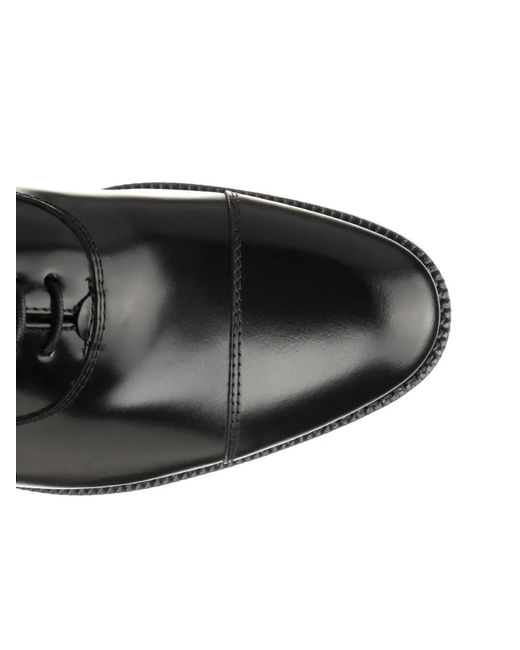 Al Duca D'aosta Gray Chaussures Oxford En Cuir for men