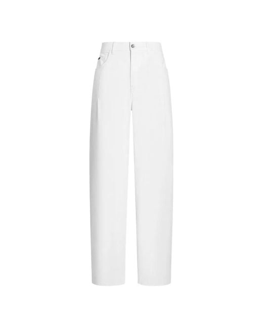 Dolce & Gabbana White Pantalon En Jean for men