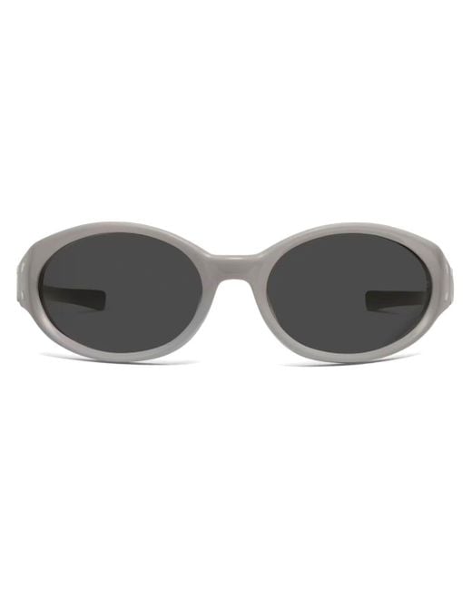 Maison Margiela Gray X Gentle Monster Mm104 Wraparound-frame Sunglasses
