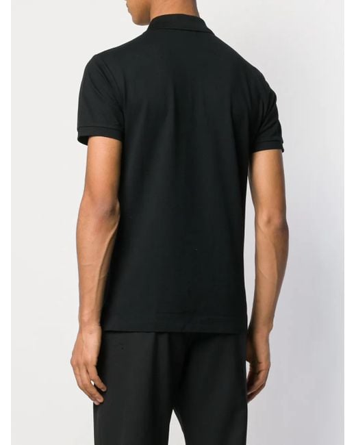 Polo Ralph Lauren Black Cotton Blend Polo Shirt for men