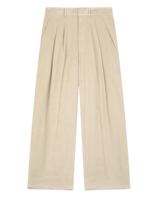 Dondup Natural Eloise Pleated Trousers