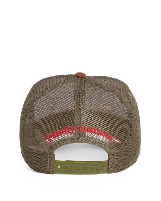 DSquared² Red Logo-Print Trucker Cap for men