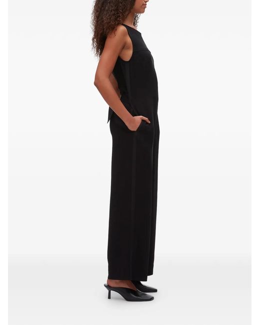 3.1 Phillip Lim Black Button Panel Jumpsuit