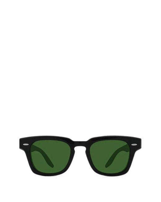 Barton Perreira Green Frederick Square-Frame Sunglasses