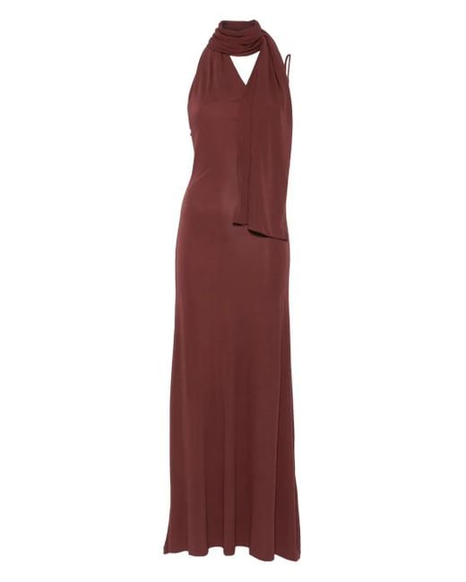 Robe Longue À Dos Nu AYA MUSE en coloris Purple