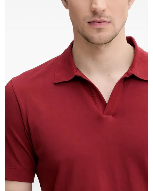 Marc O' Polo Red Short-Sleeve Collar Polo Shirt for men