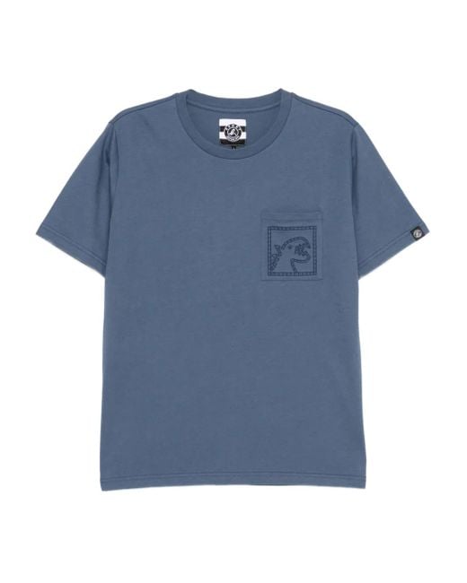 メンズ SPORT b. by agnès b. ロゴ Tシャツ Blue