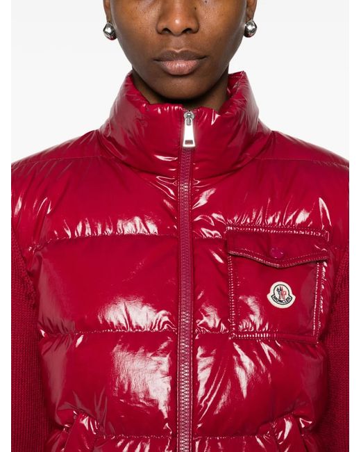 Moncler Red Pocket-Zip Jacket