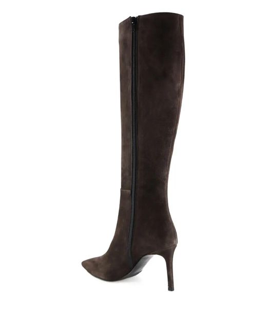 Notabene Black 75Mm Ran Suede Boots