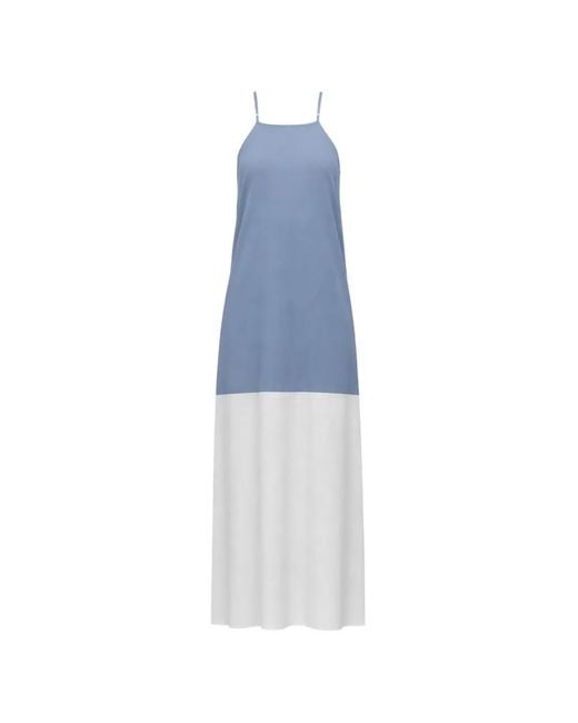 Osklen Blue Superlight Maxi Dress
