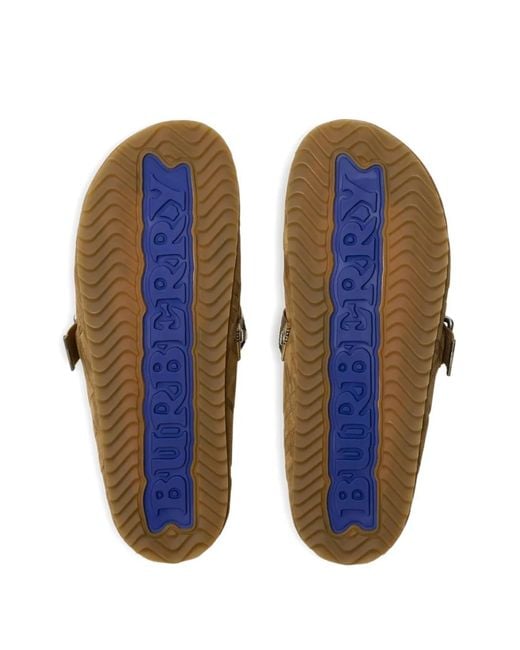 Burberry Brown Urchin Slides for men