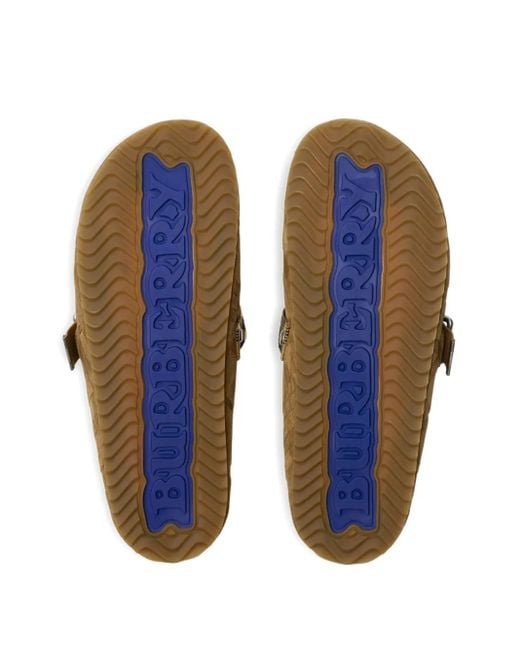Burberry Brown Urchin Slides for men