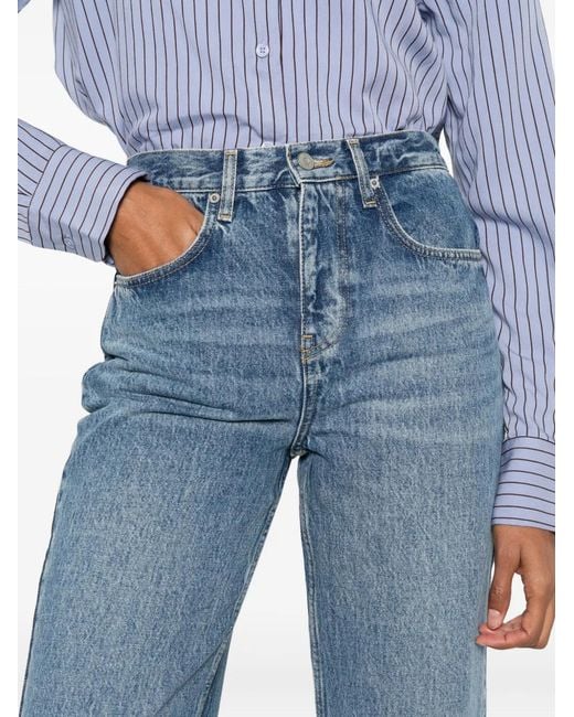 Frankie Shop Blue Dalston Straight-Leg Jeans