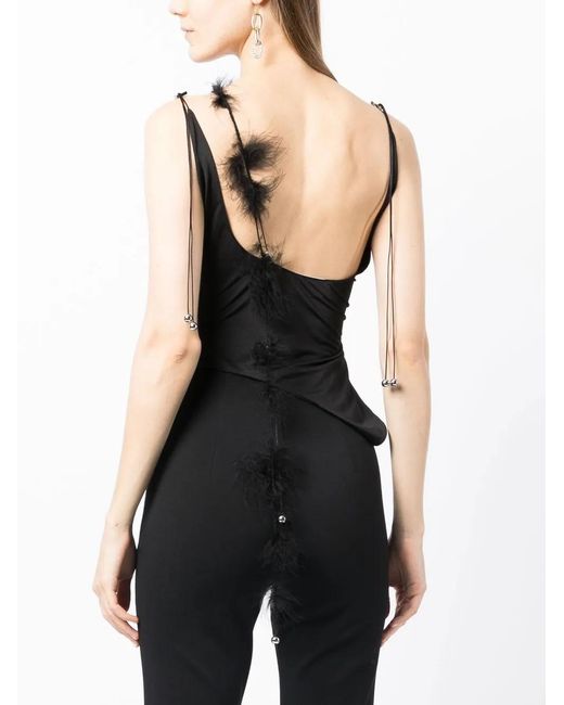 16Arlington Black Cut-Out Top
