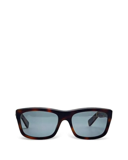 Chrome Hearts Black Mydixadryll Rectangle Sunglasses for men