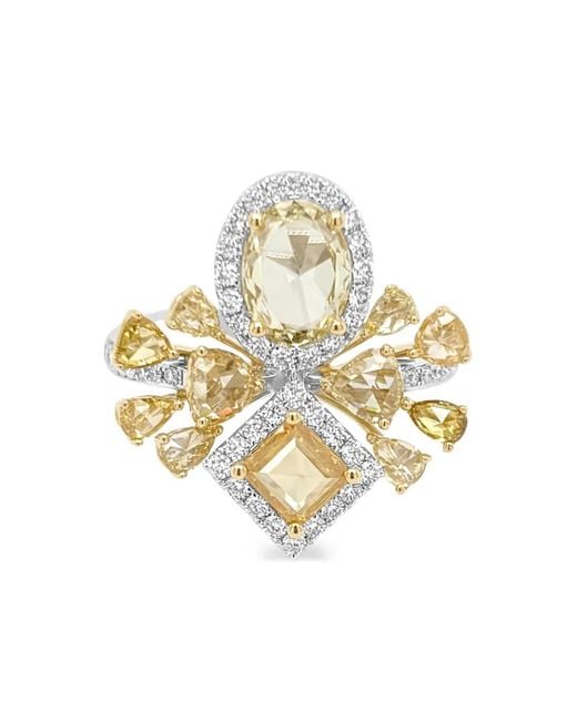 HYT Jewelry Metallic 18K And Diamond Ring