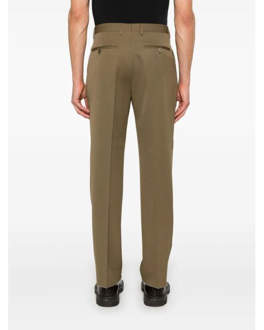 Etro Green Wool Trousers for men