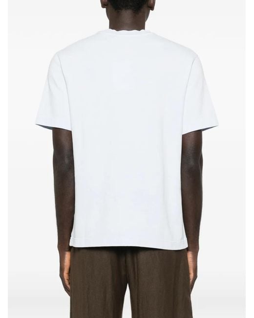 Jacquemus White "Le Tshirt Gros Grain" T-Shirt for men