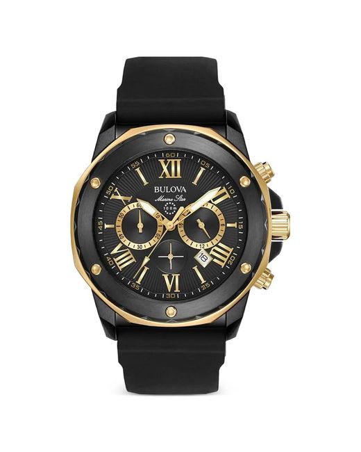Bulova Black Montre Marine Star 40 Mm for men