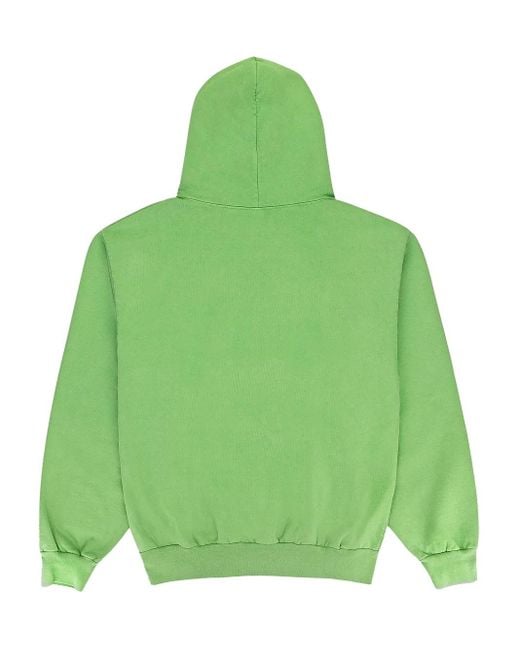Sp5der Green Web Hoodie for men