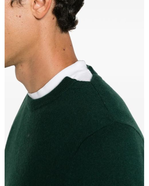 Extreme Cashmere Green Be Classic Crew-Neck Sweater