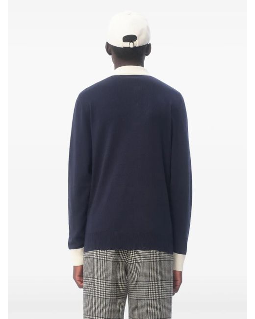 Valentino Garavani Blue Cotton Polo Shirt for men