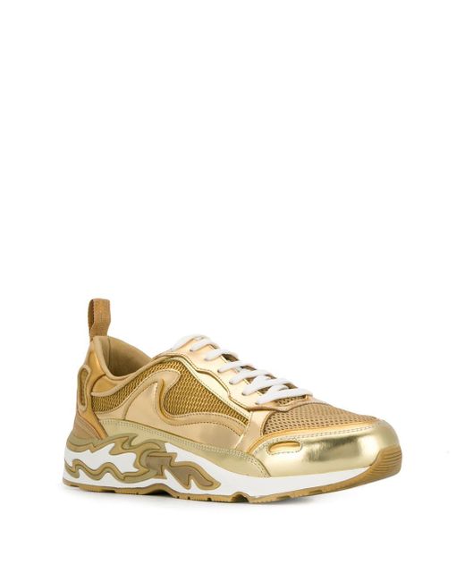 Sandro Sneakers Met Vlam in het Metallic | Lyst NL