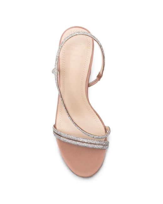 Twentyfourhaitch Pink Flamenco Crystal-Embellished Slingback Sandals