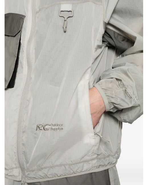 RC Outdoor Supply White Chest-Pocket Jacket for men