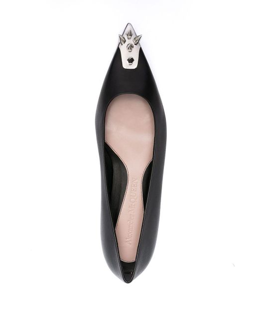 Alexander McQueen Ballerina's Met Studs in het Zwart | Lyst NL