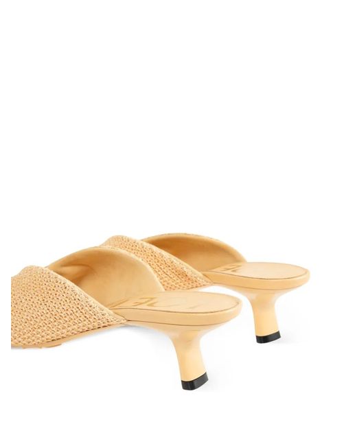 Loewe Natural Raffia-Effect Sandals