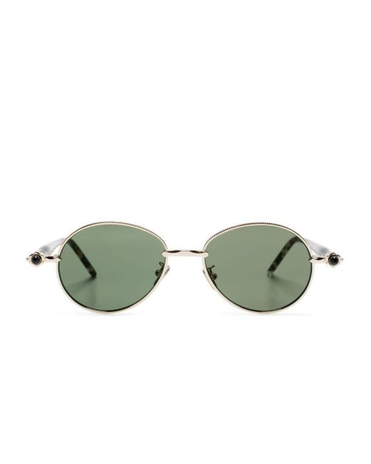 Kuboraum Green P72 Round-frame Sunglasses