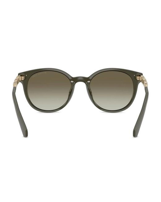 Michael Kors Green Round-Frame Sunglasses
