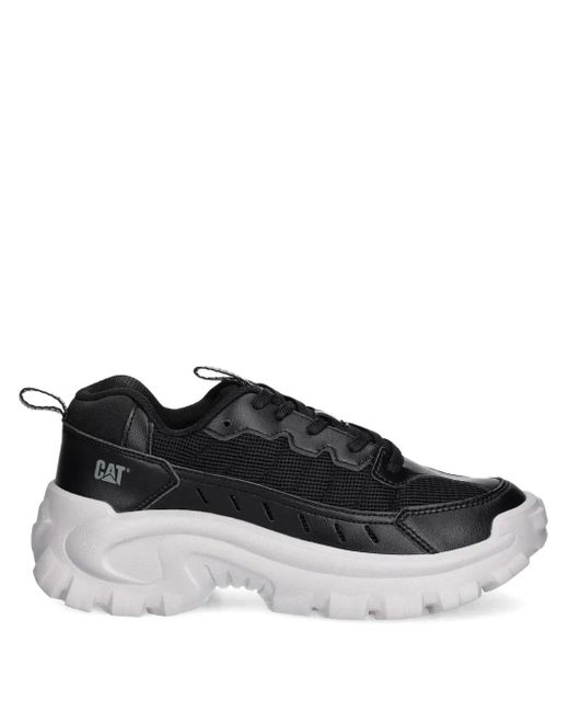 Caterpillar Black Intruder Lace-Up Chunky Sneakers for men