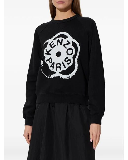 KENZO Black Logo Print Sweater