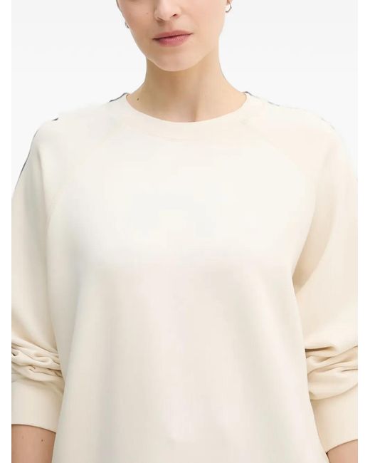 Mos Mosh White Mmabello Basic Raglan-Sleeve Sweatshirt