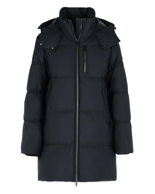Moose Knuckles Faux Fur-trim Hooded Jacket Black