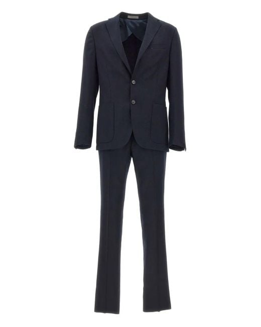 Corneliani Blue Single-Breasted Suit for men